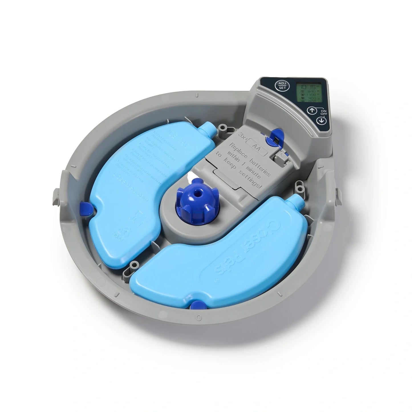 Cat Mate C500 - 5 Meal Digital Automatic Feeder with Ice Packs for Cats and Small Dogs